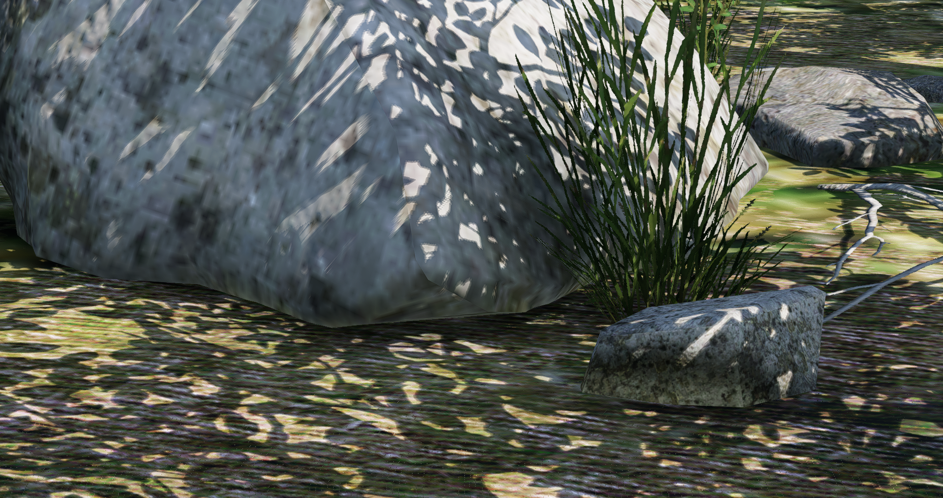 Ground scene without 3Dgrass
